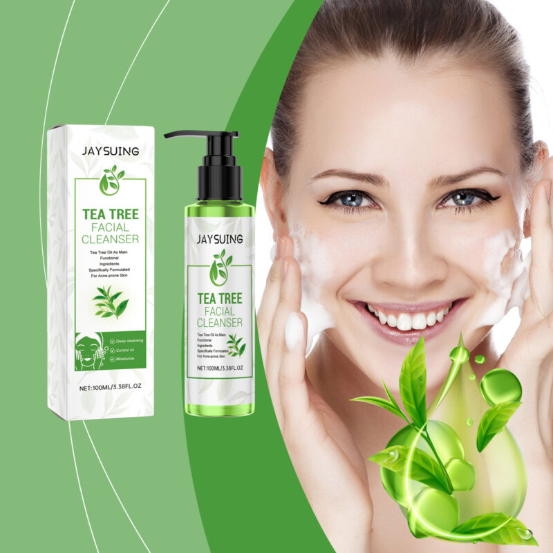Tea Tree Cleansing Gel - Refreshing Oil Control & Gentle Moisturizing - Image 2