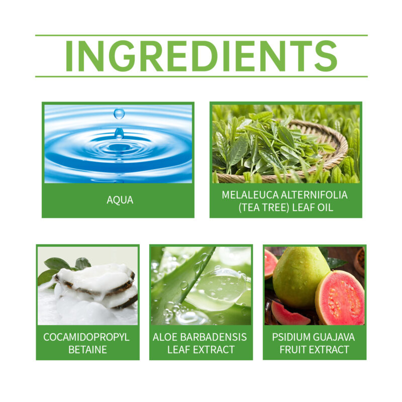 Tea Tree Cleansing Gel - Refreshing Oil Control & Gentle Moisturizing - Image 5