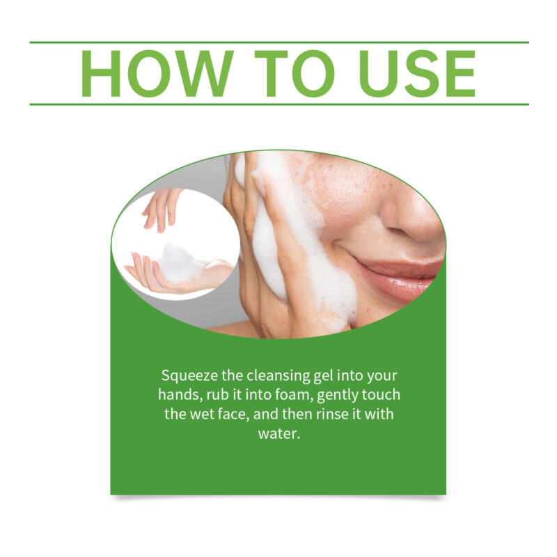 Tea Tree Cleansing Gel - Refreshing Oil Control & Gentle Moisturizing - Image 6