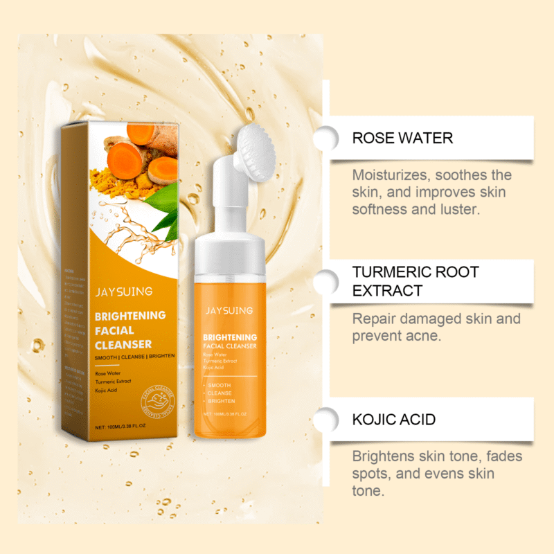 Turmeric Cleanser - Gentle Facial Wash with Oil Control & Moisture Balance - Image 4