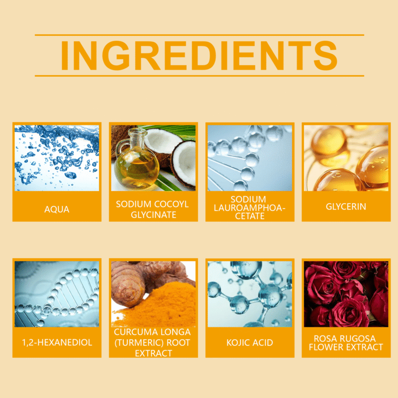 Turmeric Cleanser - Gentle Facial Wash with Oil Control & Moisture Balance - Image 5