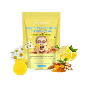 Kojic Acid Turmeric Keratin Cleansing Pads for Gentle Soothing Skincare