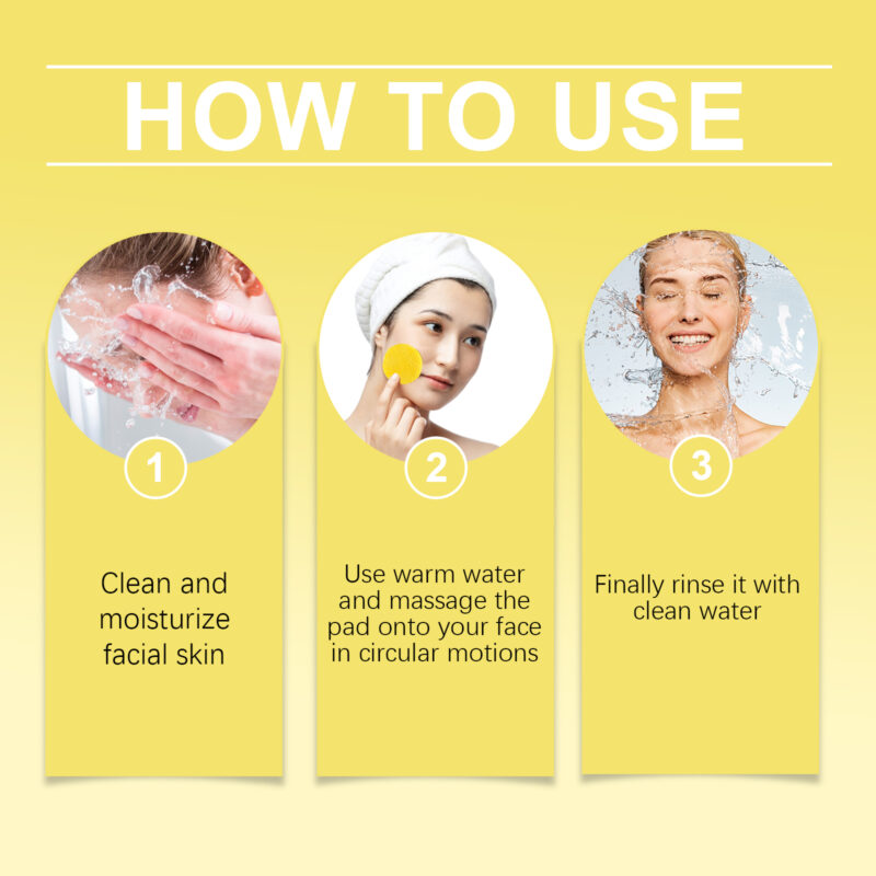 Kojic Acid Turmeric Keratin Cleansing Pads - Gentle Soothing Skincare - Image 6