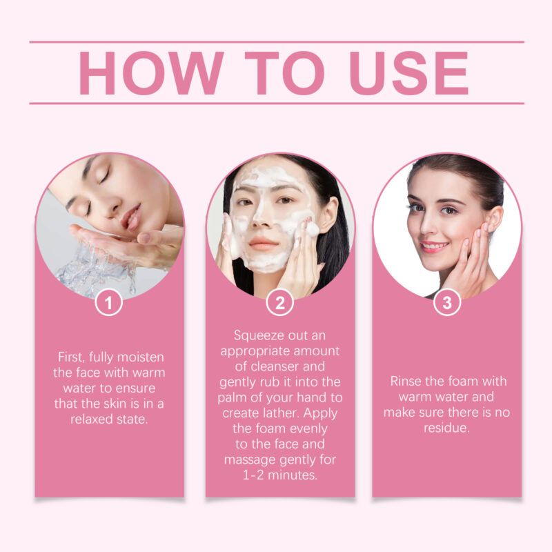 Cherry Blossom Hydrating Cleanser, Oil-Control Daily Facial Wash - Image 6