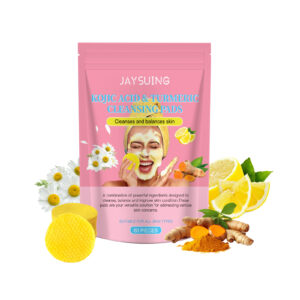 Kojic Acid and Turmeric Cleansing Pads for Gentle Daily Skincare