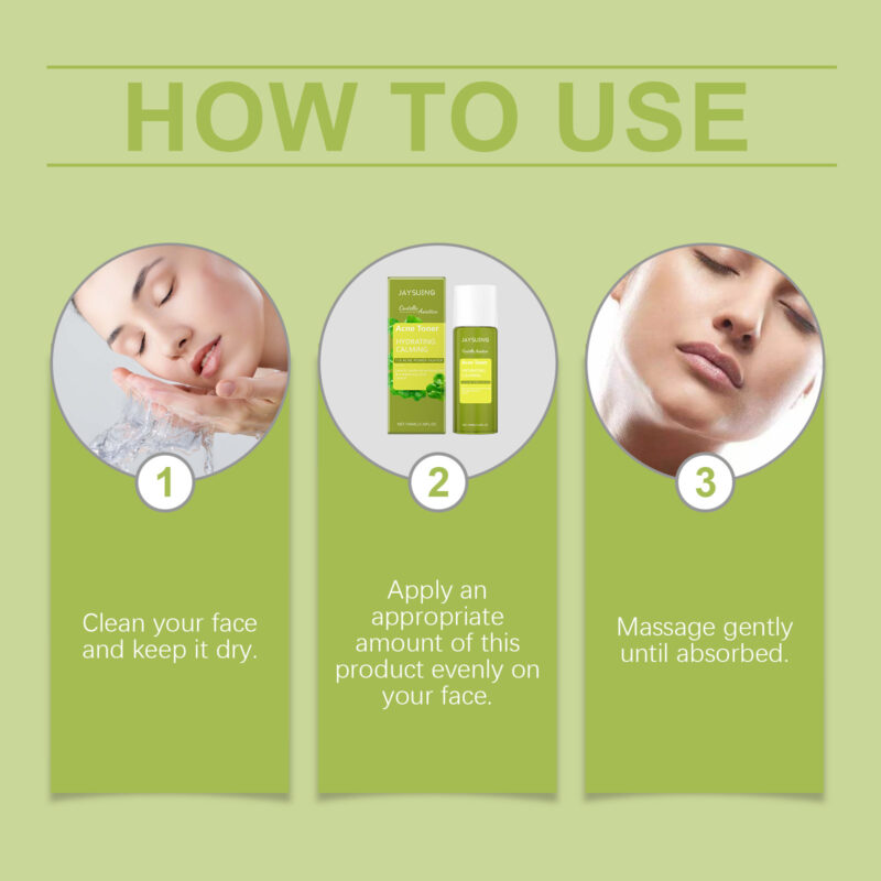 Asiaticum Fruit Acid Toner for Oil Control & Skin Elasticity - Refreshing Wet Compress - Image 6