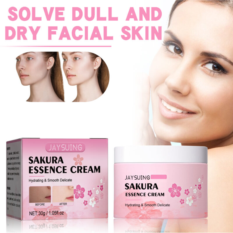 Jayswing Cherry Essence Face Cream - Moisturizing Brightening Cream for Dull Skin - Image 2
