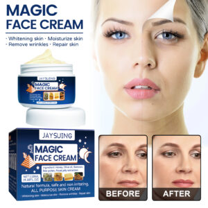 Natural Face Cream with Bee Pollen and Olive Oil to Moisturize