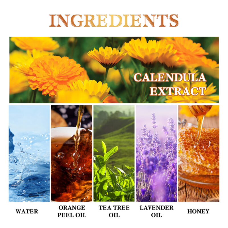 Calendula Peel Mask - Brightening, Oil Control & Gentle Exfoliating Pore Care - Image 5