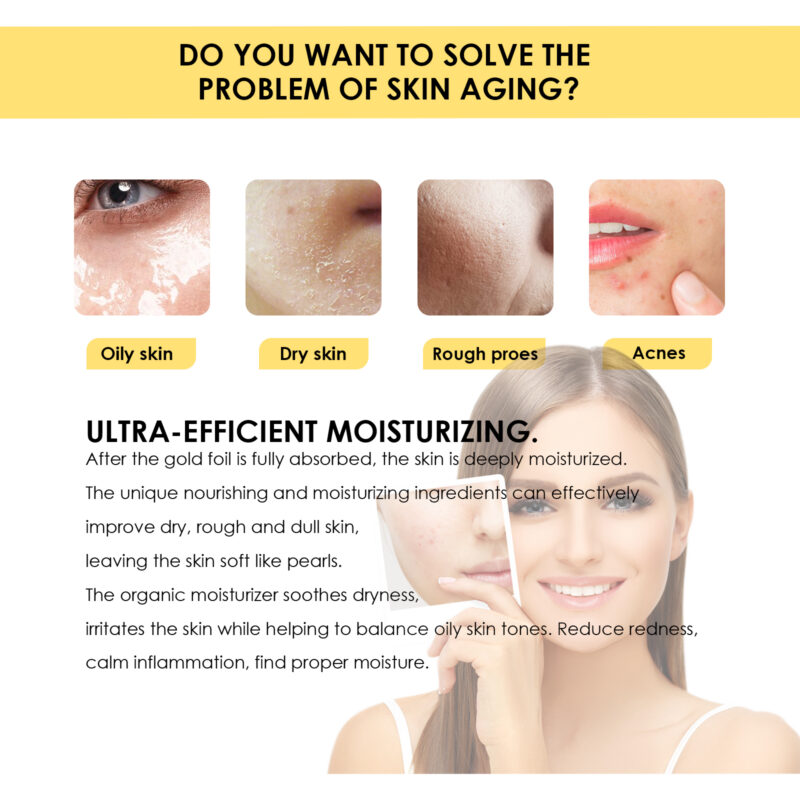 24K Gold Collagen Lifting Serum - Firming, Radiant, Hydrating Skin Care - Image 3