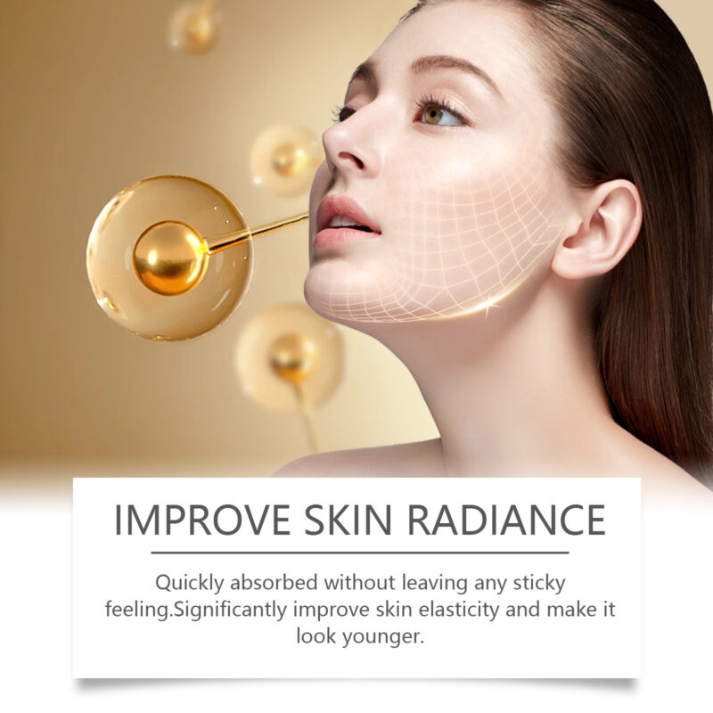 Face Firming Serum, Hydrating Moisturizing Daily Skincare for Elasticity Support - Image 4