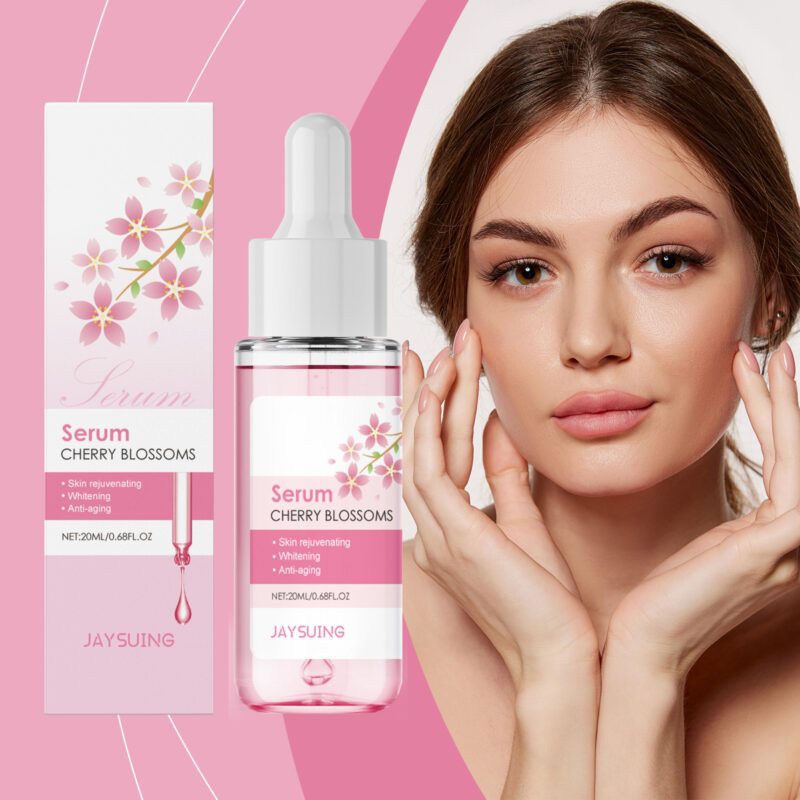 Cherry Blossom Hydrating Essence Serum with Glycerin & Tocopherol - Image 2