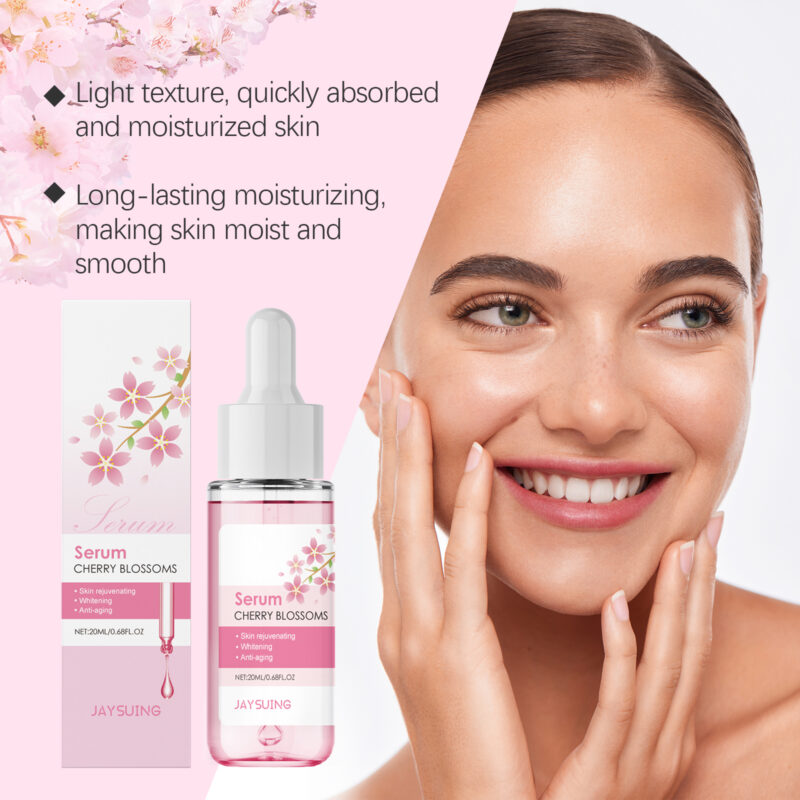Cherry Blossom Hydrating Essence Serum with Glycerin & Tocopherol - Image 4