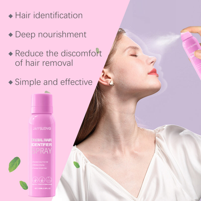 Gentle Daily Facial Hair Removal Spray - Softens Hair, Natural Cleanser - Image 3