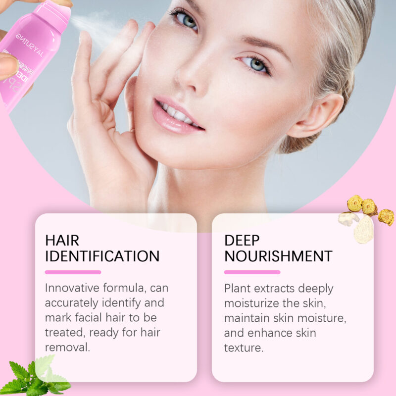 Gentle Daily Facial Hair Removal Spray - Softens Hair, Natural Cleanser - Image 4