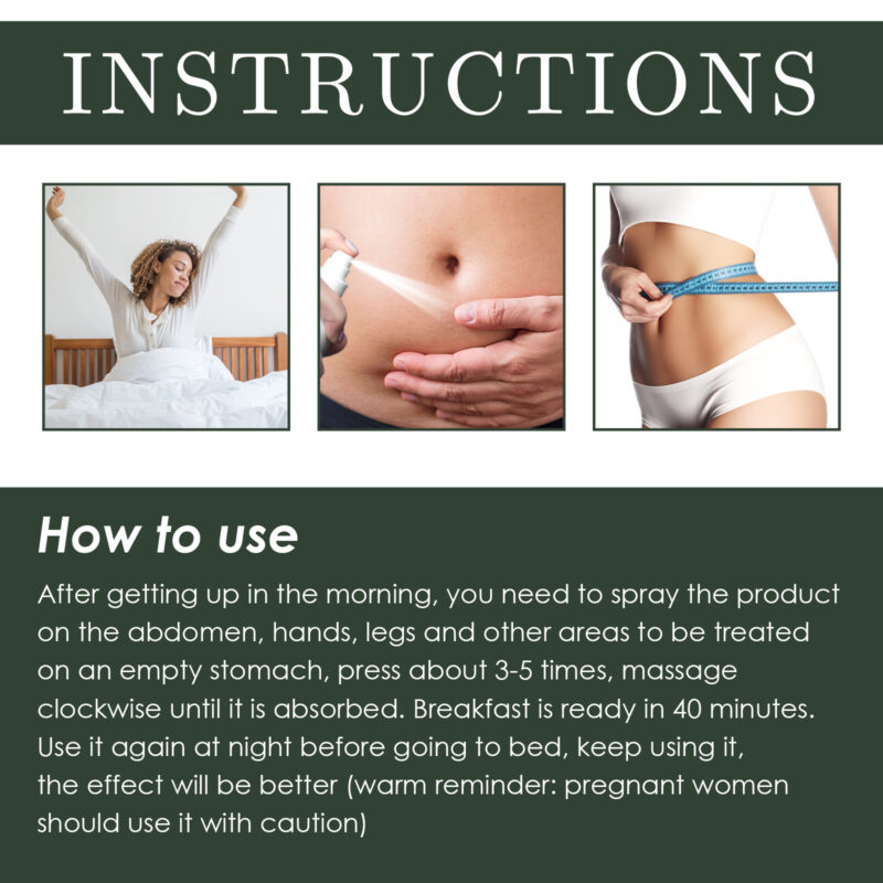 Herbal Body Spray with Firming Essential Oil - Temporary Slimming Effect - Image 6