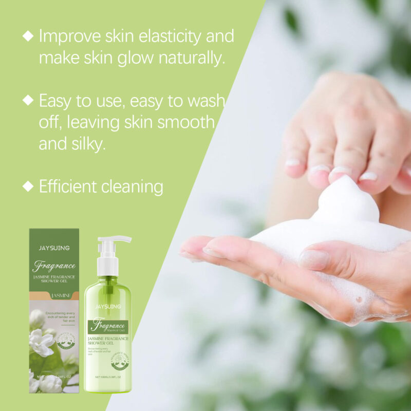 Jasmine Body Wash Lasting Fragrance Refreshing Moisturizing Shower Gel - Image 3