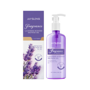 Lavender Shower Gel with Shea Butter and Vitamin E Moisturizing Body Wash for Soft Skin