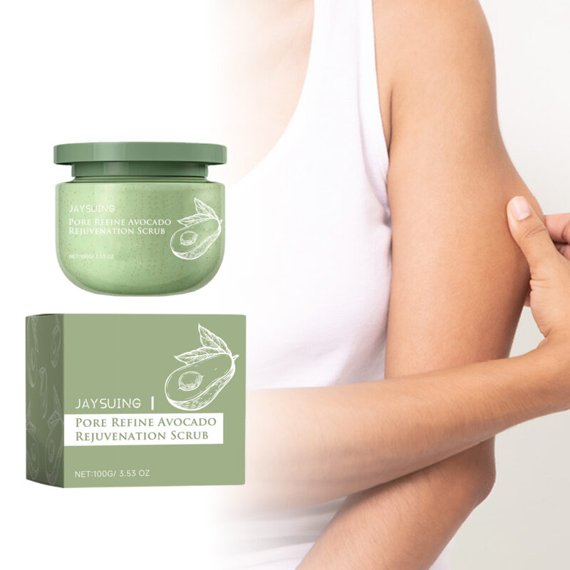 Avocado Ice Cream Body Scrub - Natural Exfoliant for Soft Smooth Skin - Image 2