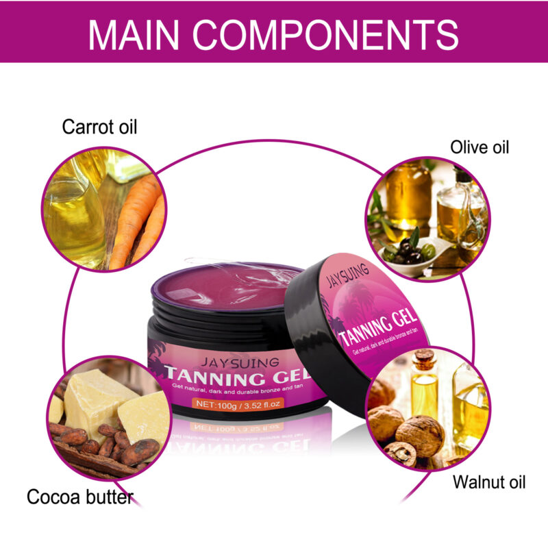 Natural Tanning Gel with Daily Moisturizer for Sun-Kissed Skin - Image 6
