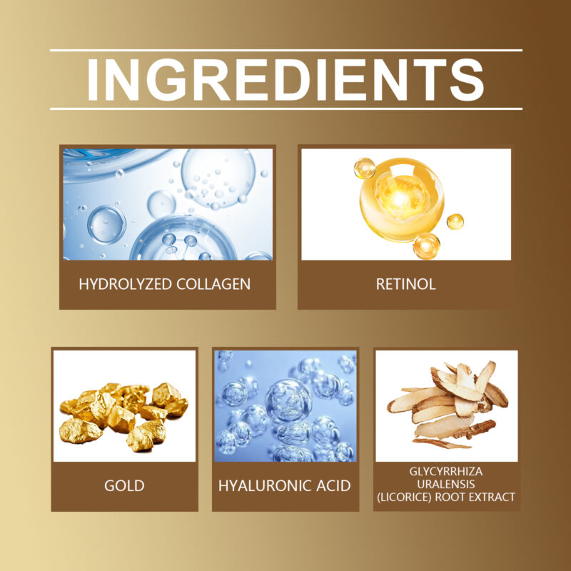 24k Gold Collagen Neck Patch - Moisturize, Nourish & Firm Skin - Image 5