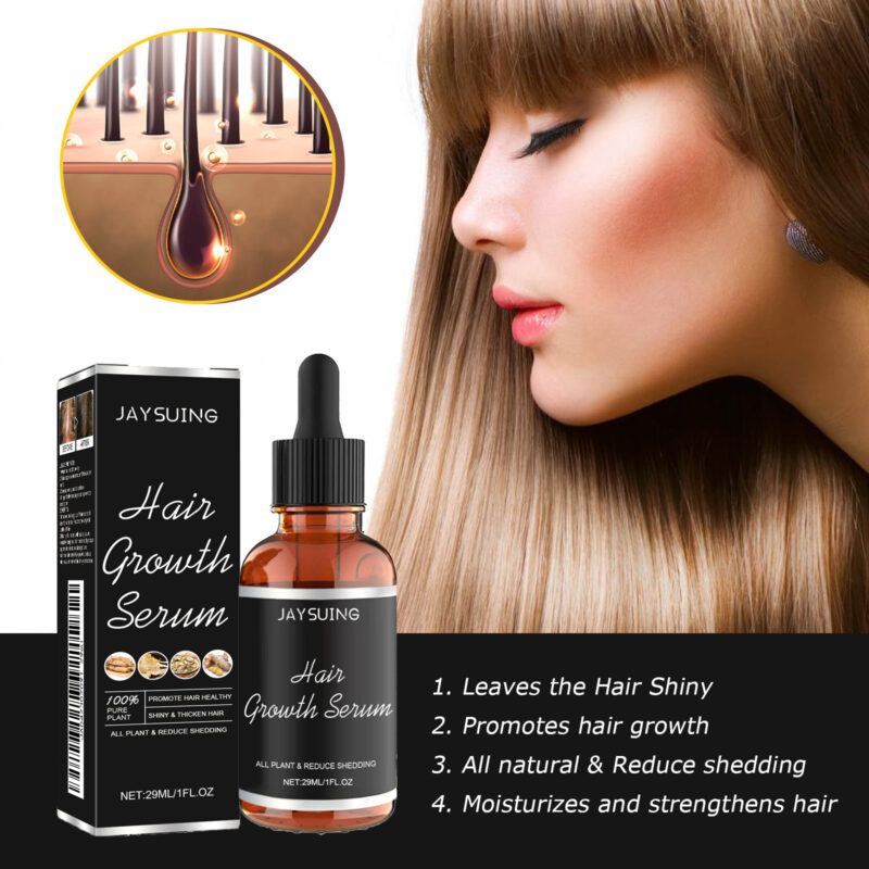 Gentle Scalp Nourishing Hair Serum for Moisturized & Strengthened Hair - Image 3