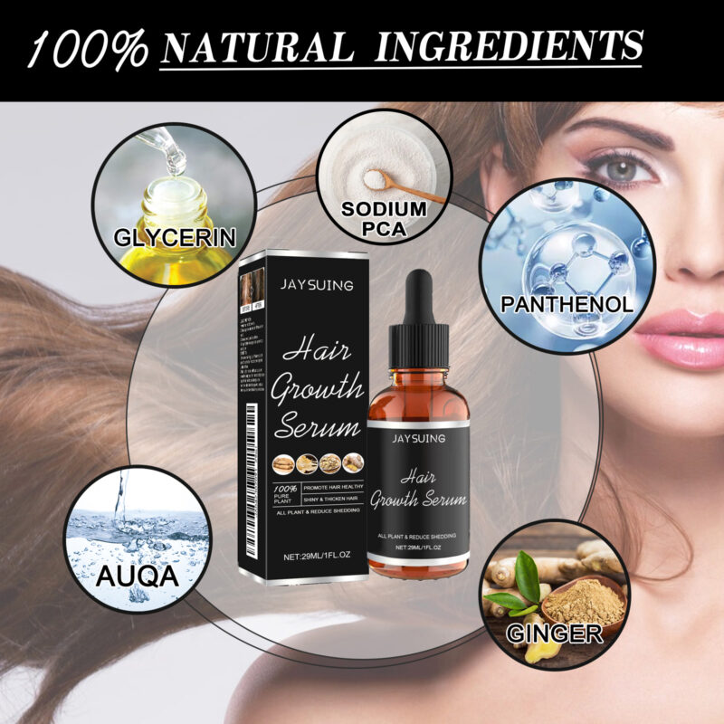 Gentle Scalp Nourishing Hair Serum for Moisturized & Strengthened Hair - Image 5