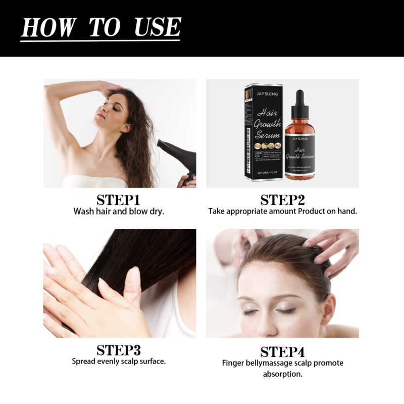Gentle Scalp Nourishing Hair Serum for Moisturized & Strengthened Hair - Image 6