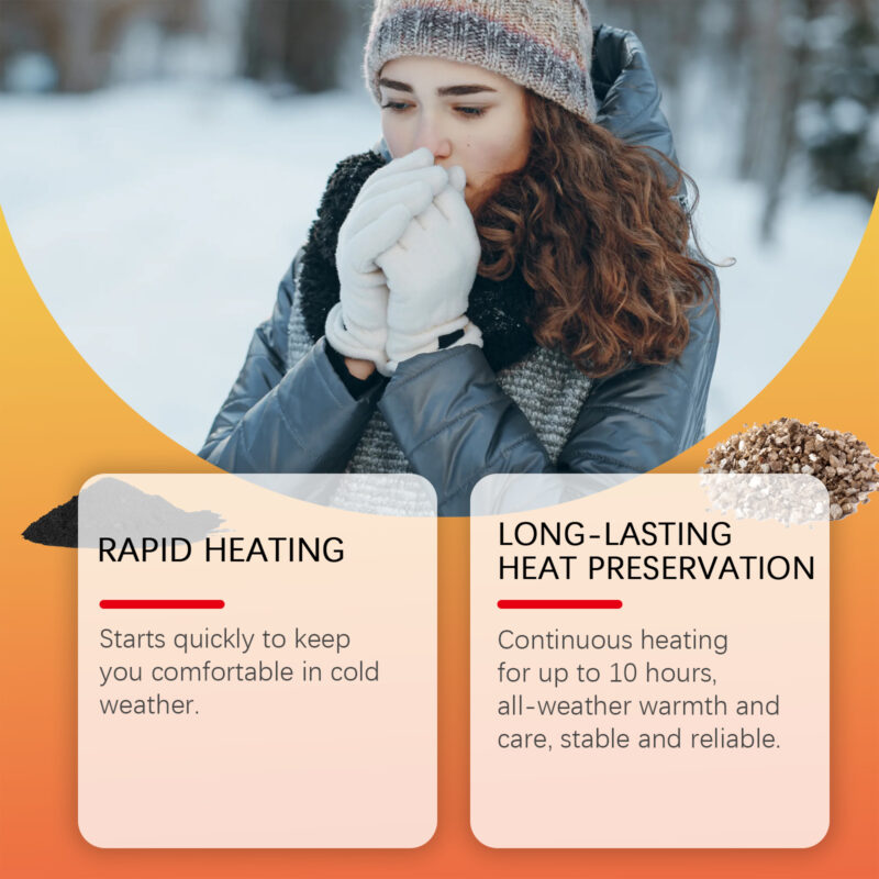 Disposable Hand Warmers - Portable Heat Packs for Winter Cold Protection - Image 3