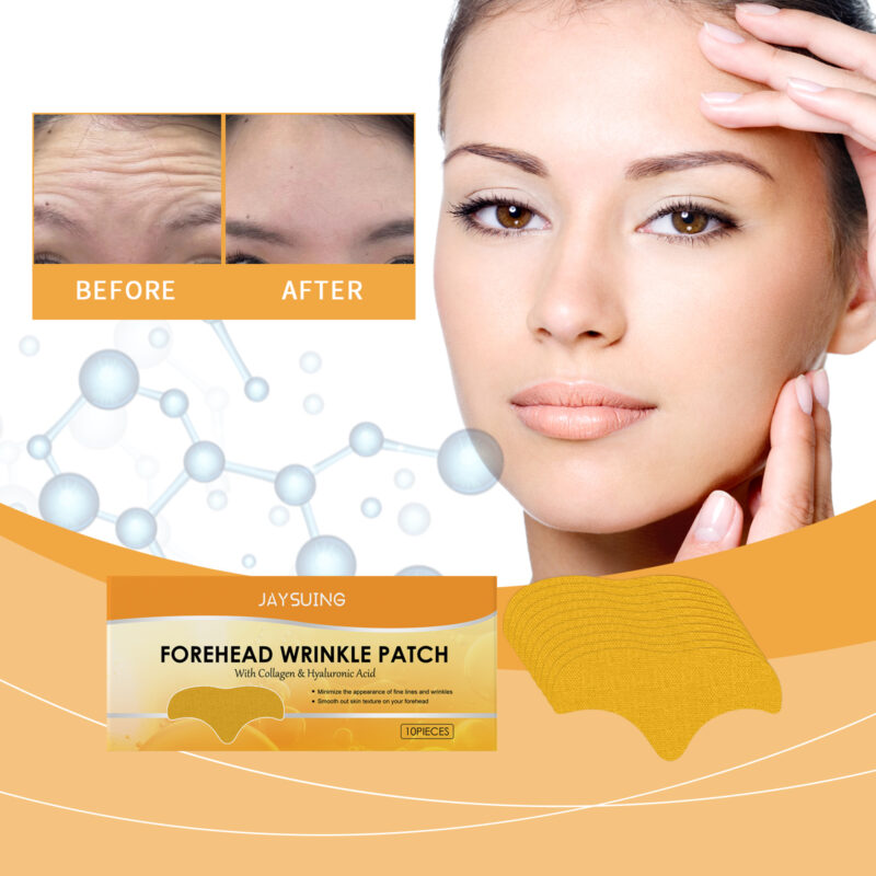Collagen & Hyaluronic Acid Moisturizing Forehead Patches - Skin Care Treatment - Image 2