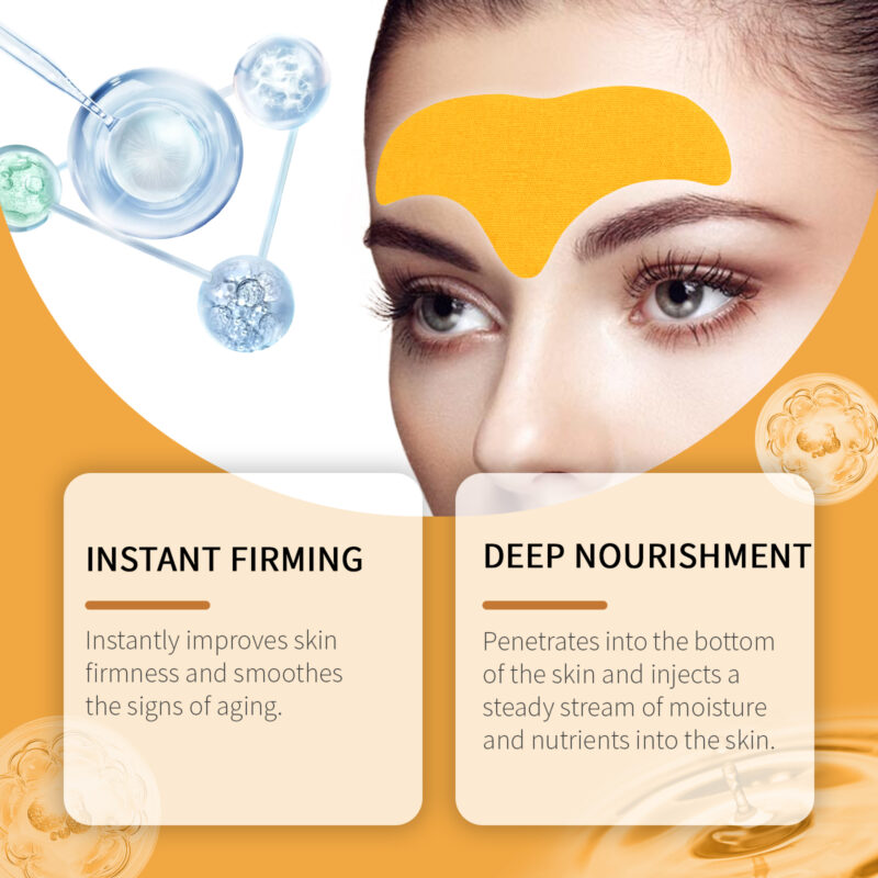 Collagen & Hyaluronic Acid Moisturizing Forehead Patches - Skin Care Treatment - Image 4