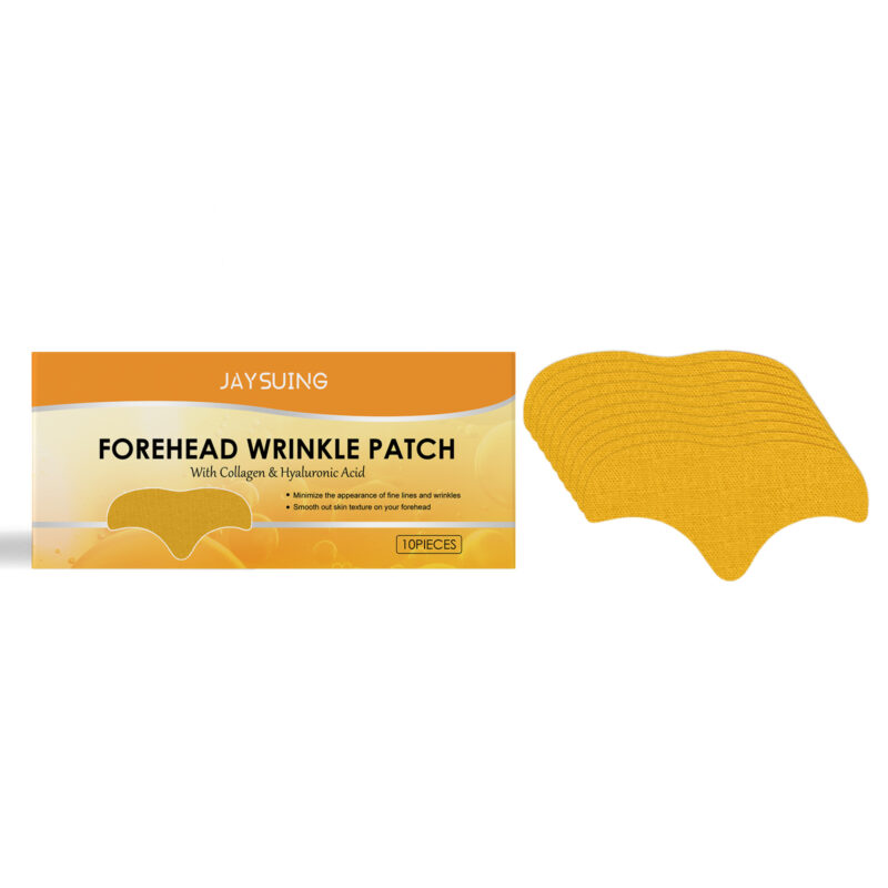 Collagen and Hyaluronic Acid Moisturizing Forehead Patches for Skin Care Treatment