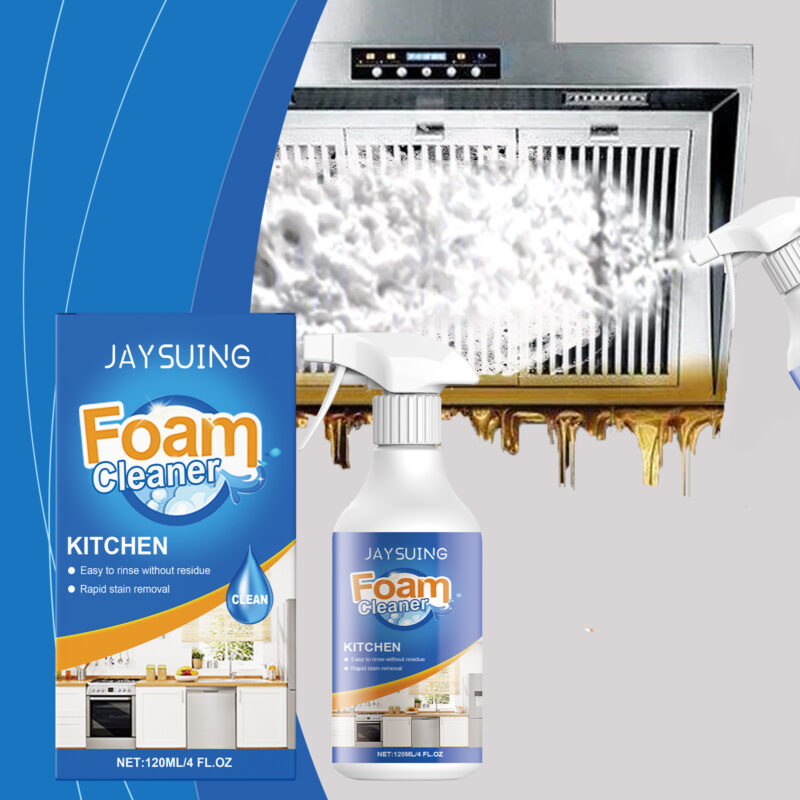 Kitchen Grease Foam Cleaner - Fast-Acting Deep Cleaning for Stove Top & Cookware - Image 2
