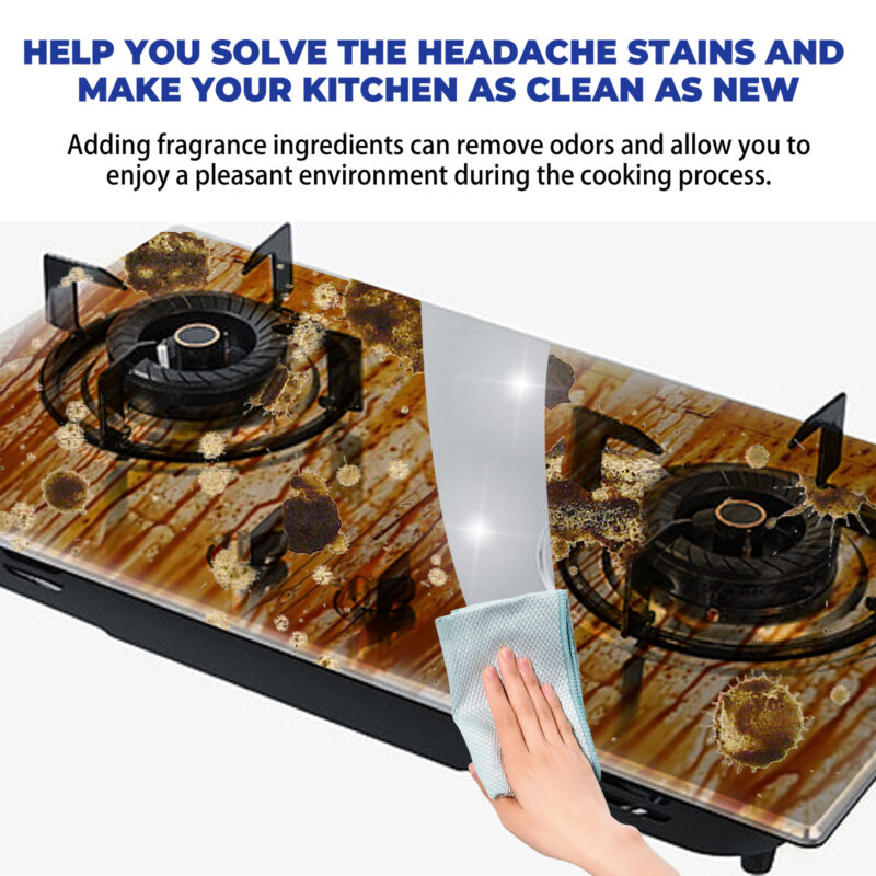 Kitchen Cleaning Foam | Heavy Grease Remover for Stoves & Cookware - Image 4