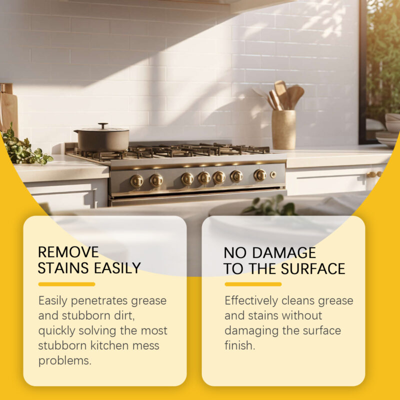 Natural Ingredients Kitchen Cleaner - Heavy Duty Grease Remover for Surfaces - Image 3