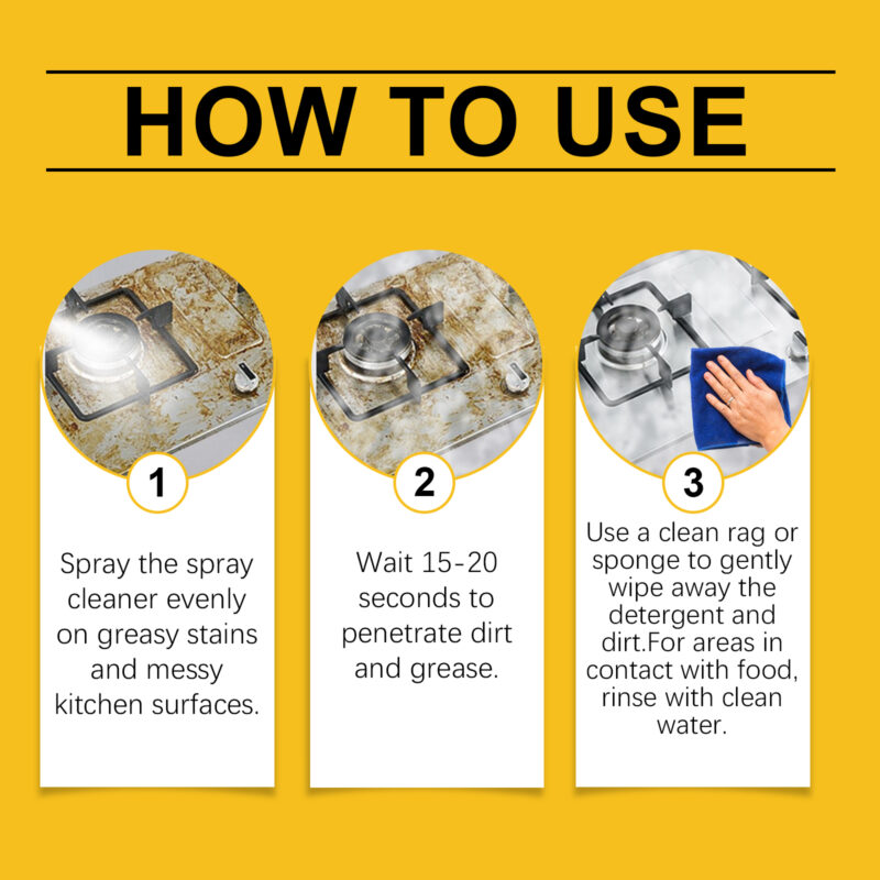 Natural Ingredients Kitchen Cleaner - Heavy Duty Grease Remover for Surfaces - Image 6