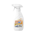 Stainless Steel Cleaner Grease and Rust Remover Spray for Kitchen Surfaces