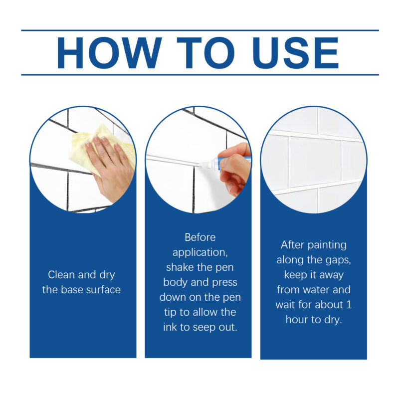 Tile Sewing Pen: Waterproof & Mildew-Resistant Tile Joint Sealer - Image 6