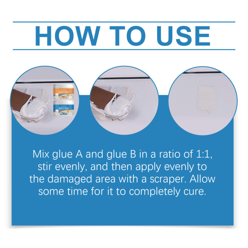 Marble Tile AB Repair Adhesive | Waterproof, Durable, Easy-Mix Formula - Image 9