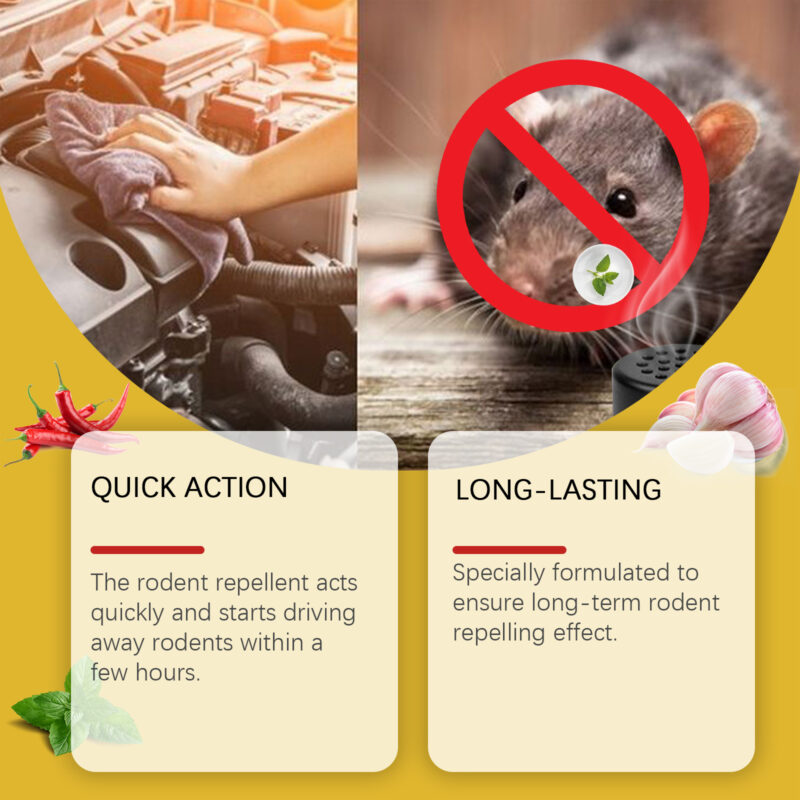 Rat Repellent Pills for Indoor, Outdoor & Garden Use - Image 3