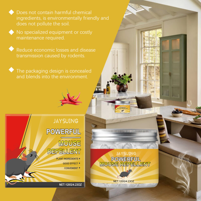 Natural Rat Repellent Paste | Plant-Based Rodent Control for Indoor/Outdoor Use - Image 3