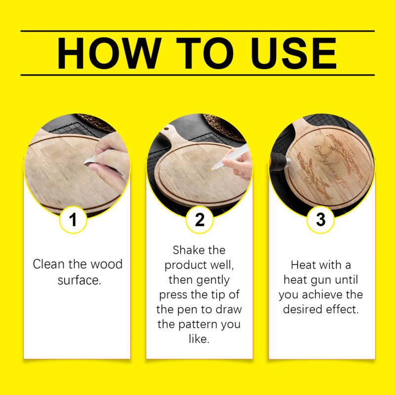 Pyrograph Marker for Wood Art - DIY Craft Pen with Easy Use - Image 6
