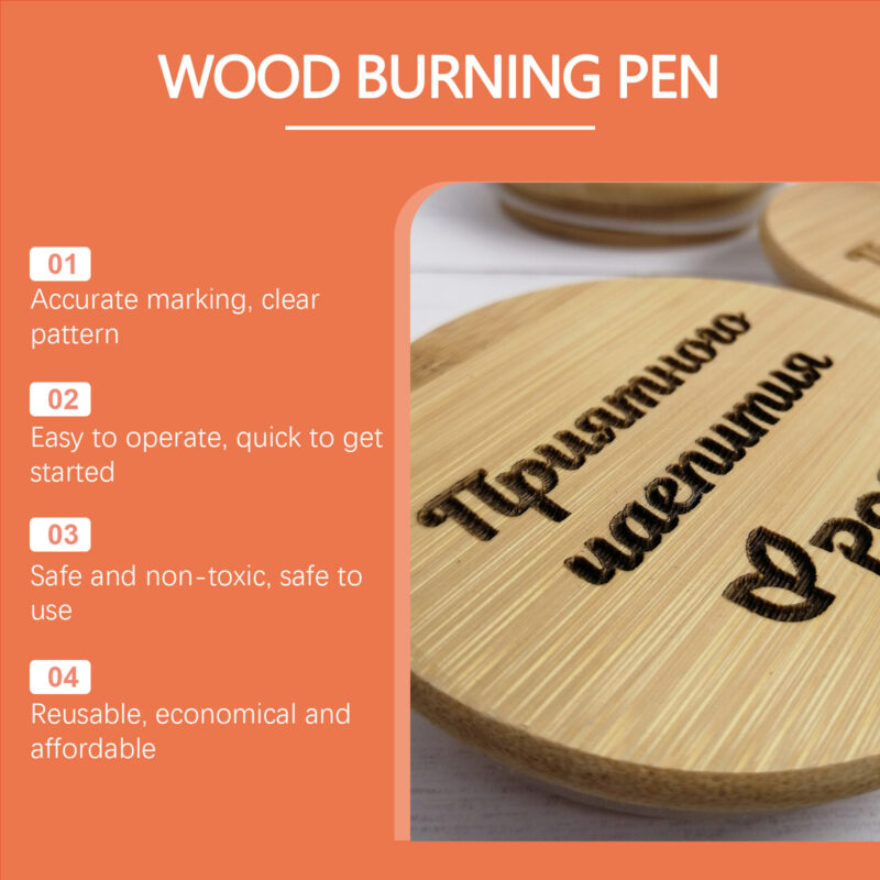 Wood Burning Pen for Pyrography Art and Craft Projects - Creative Design Tool - Image 4
