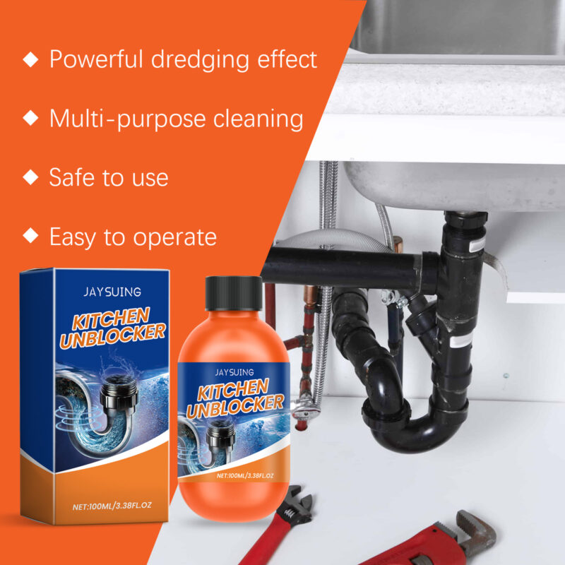 Sink and Toilet Drain Cleaner | Gentle Kitchen Pipe Unclogger - Image 4