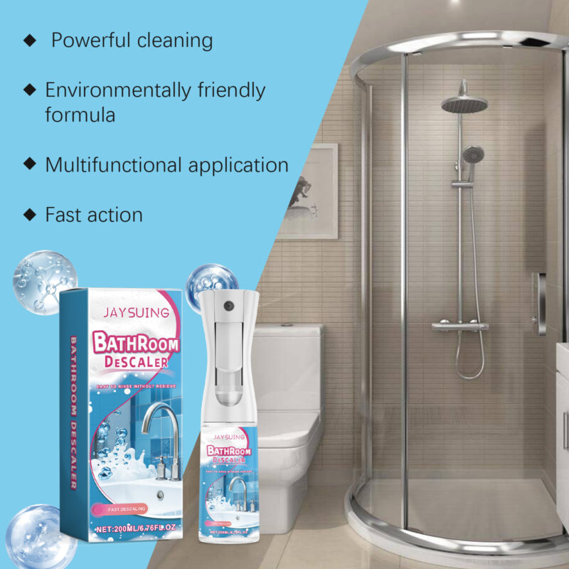 Shower Descaler for Tile & Glass Bathroom Cleaning - Stain Remover - Image 3