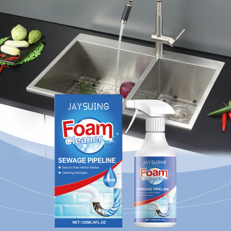 Drain Foam Cleaner for Kitchen, Bathroom & Toilet Drain Grease Removal - Image 2