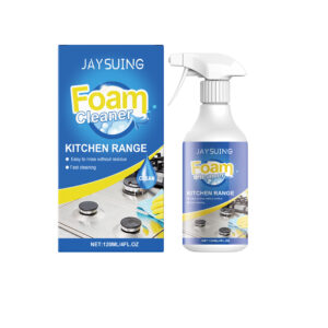 Stove Foam Cleaner for Kitchen Grease and Stain Removal Mild Formula