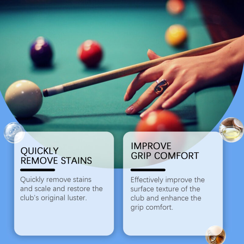Pool Cue Cleaner for Polishing Maintenance & Gentle Daily Cue Stick Care - Image 3