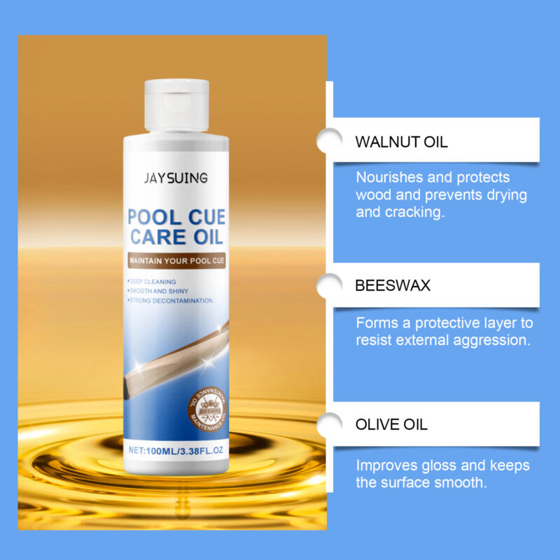 Billiard Cue Care Oil - Daily Polishing & Brightening Formula - Image 4