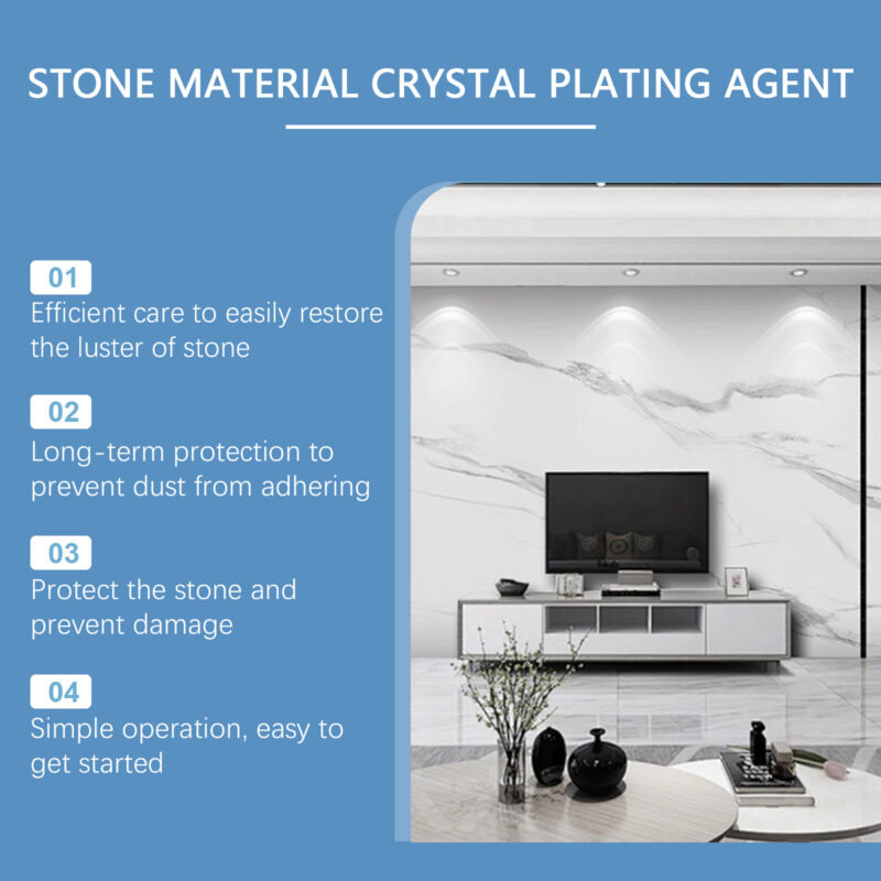 Stone Plating Agent for Tile, Marble Brightening & Surface Care - Image 3